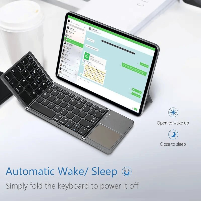 This keyboard supports quick switching between multiple devices, allowing users to connect smartphones, tablets, and laptops simultaneously. With dedicated shortcut controls, switching between devices is fast and efficient, improving productivity for users who frequently work across different platforms. It is ideal for multitasking professionals and mobile office users.