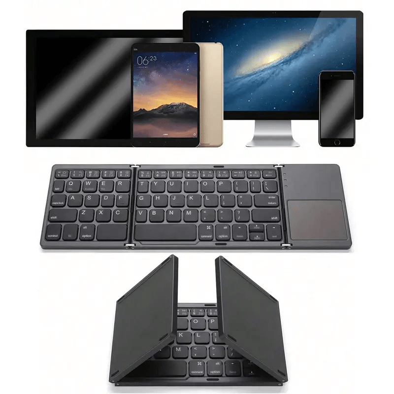 Ultra-thin portable mini foldable wireless Bluetooth 64-key touch keyboard 88 Ultra-thin portable mini foldable wireless Bluetooth 64-key touch keyboard