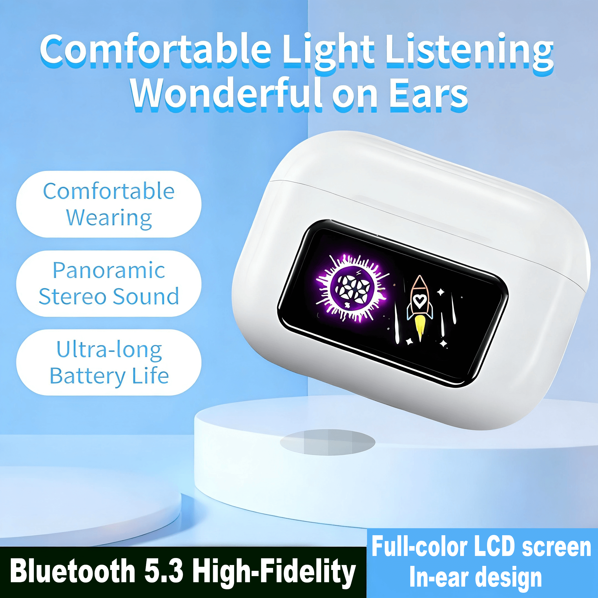 The comfort and practicality of in-ear Bluetooth headphones
