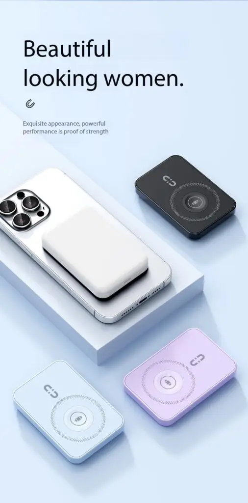 【22.5W】3-in-1 Phone/Watch/Headphone Magnetic Power bank（Free Mag Ring）
