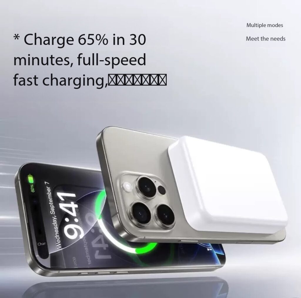 【22.5W】3-in-1 Phone/Watch/Headphone Magnetic Power bank（Free Mag Ring）