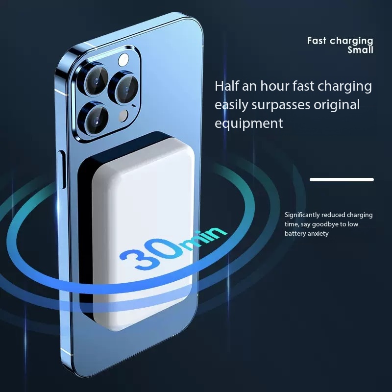 【22.5W】3-in-1 Phone/Watch/Headphone Magnetic Power bank（Free Mag Ring） - Image 4