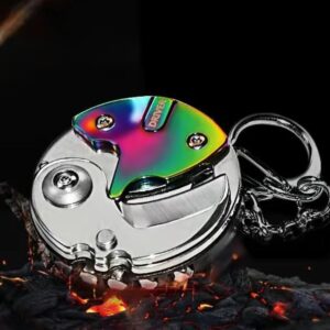 Multifunctional round folding hidden knife/screwdriver portable key hanger - Image 9