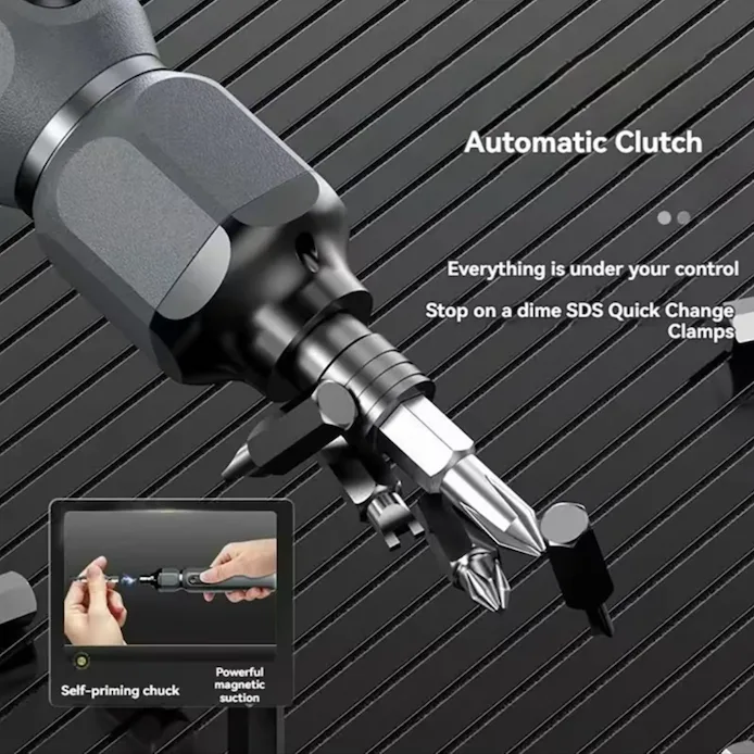 From electronics repair to furniture assembly and household maintenance, this upgraded 38-in-1 electric screwdriver adapts to multiple scenarios. The enhanced power system ensures reliable performance across different materials and screw types. Whether for professional use or home projects, it delivers consistent and efficient results.