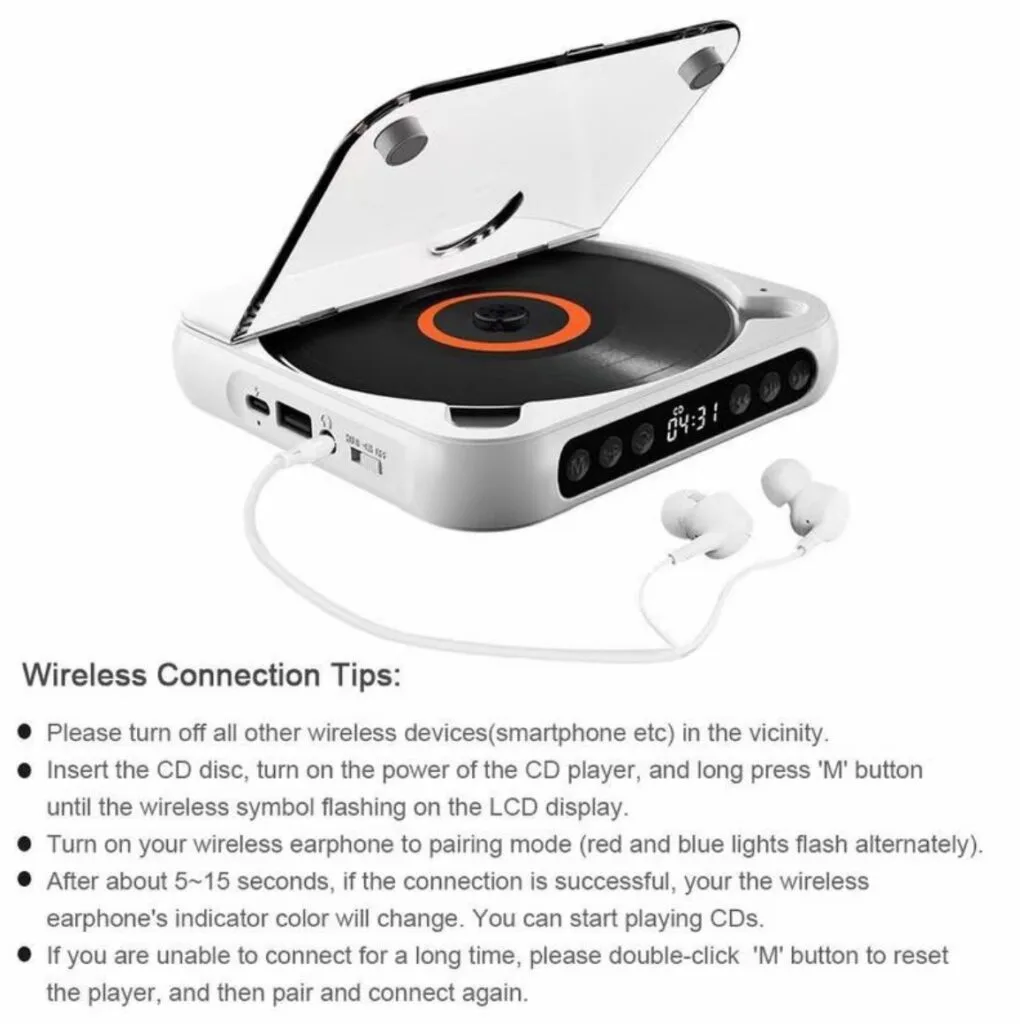 The usage methods and precautions for vintage CD phonographs