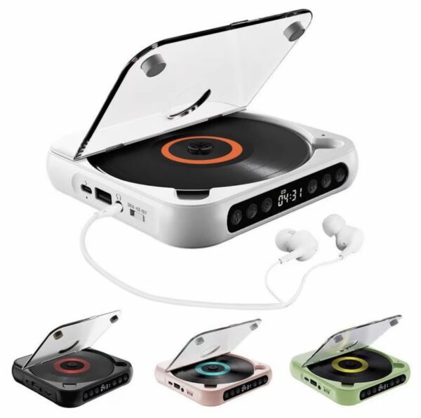 In a world filled with digital playlists and endless streaming, there is something special about holding a real CD, pressing play, and watching your favorite album come to life. This Rechargeable Portable CD Player combines the timeless charm of classic music with modern technology, allowing you to enjoy your favorite CDs anytime, anywhere with greater freedom and convenience