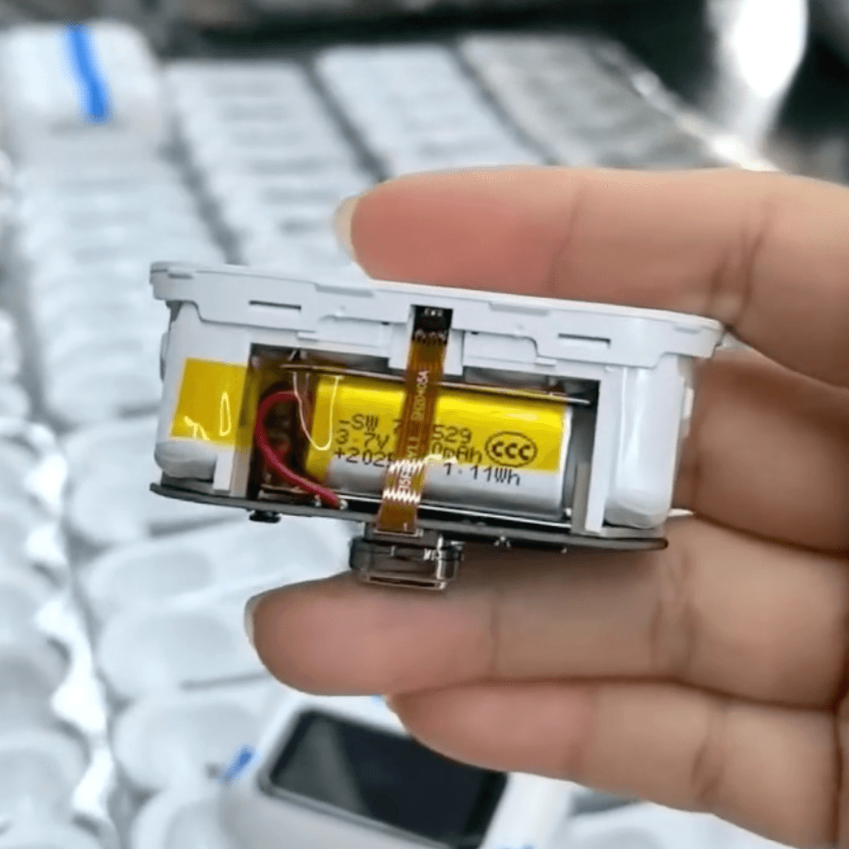 The internal structure of AirPods