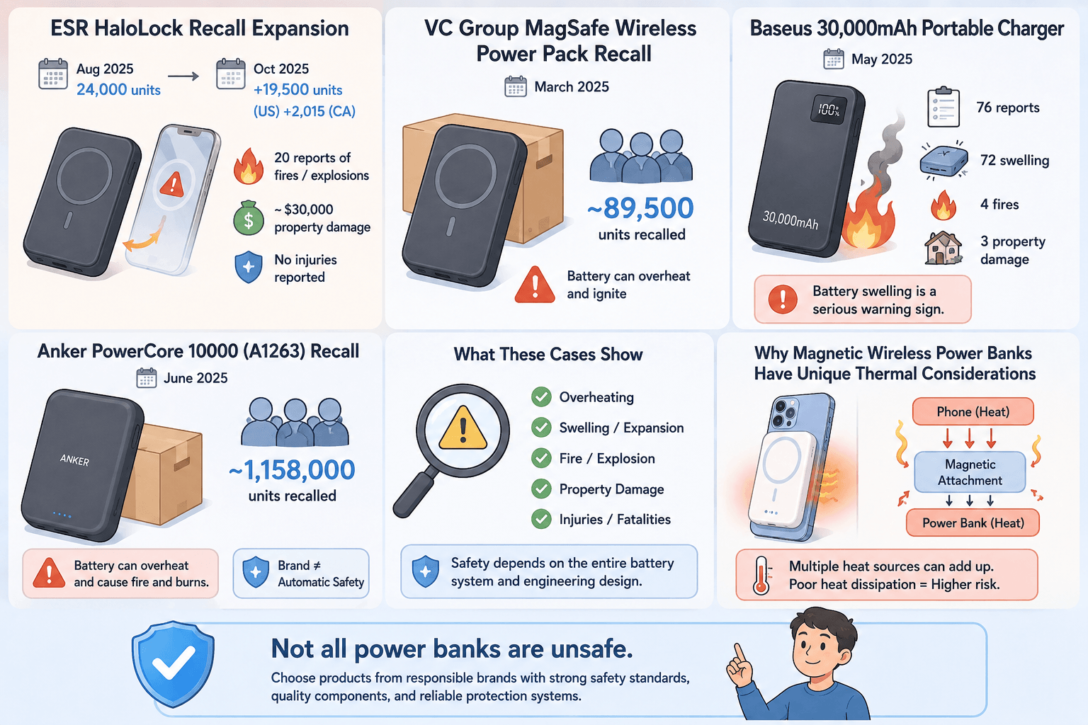 The internal security management of power banks, how to select a safe and cost-effective product