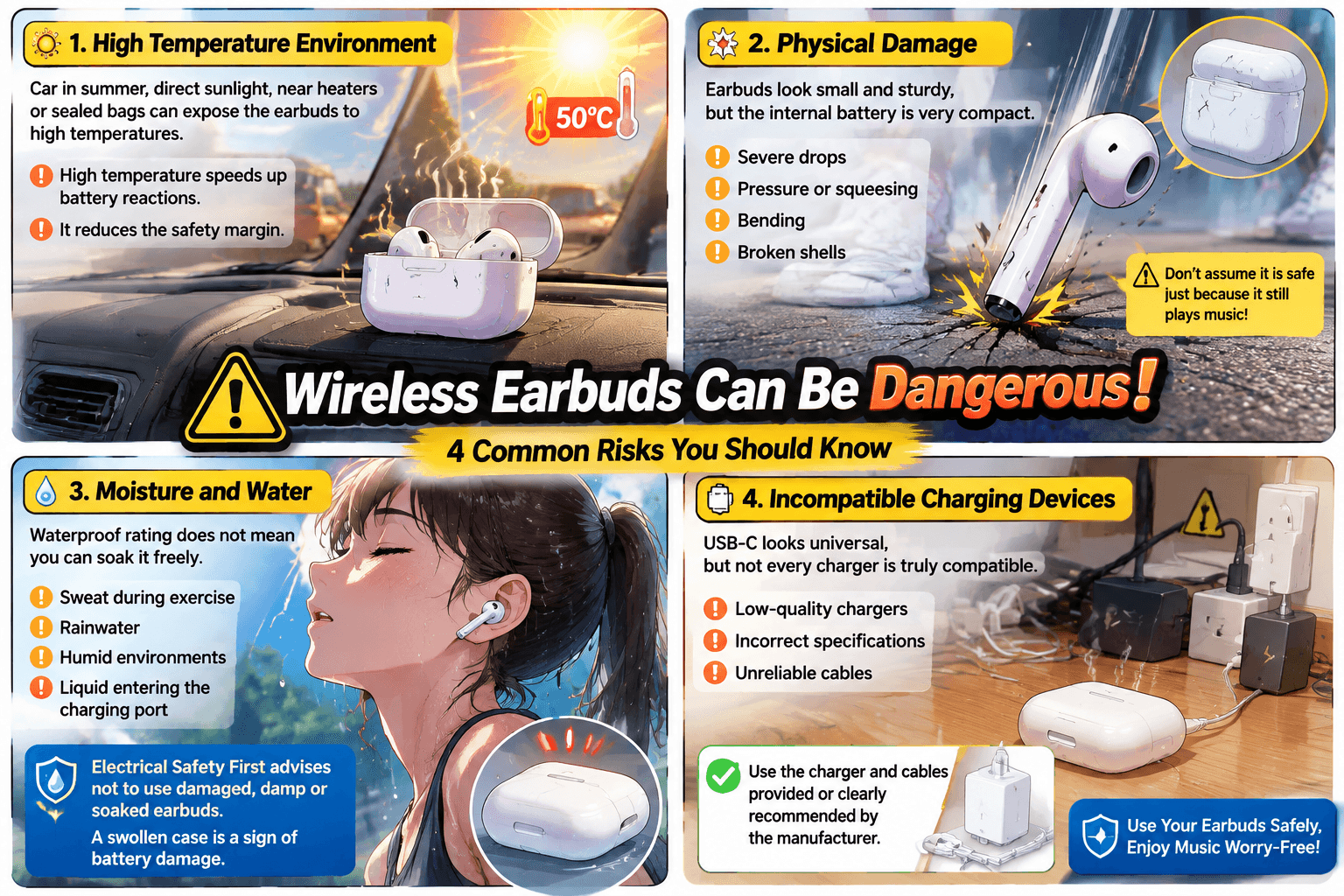 What Conditions Can Increase the Risk of Fire or Thermal Runaway?