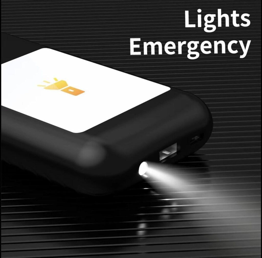 Bluetooth headphones with built-in flashlight